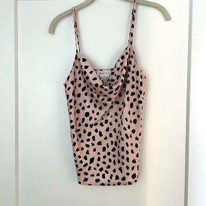 Lovers + friends rhode cami in cheetah